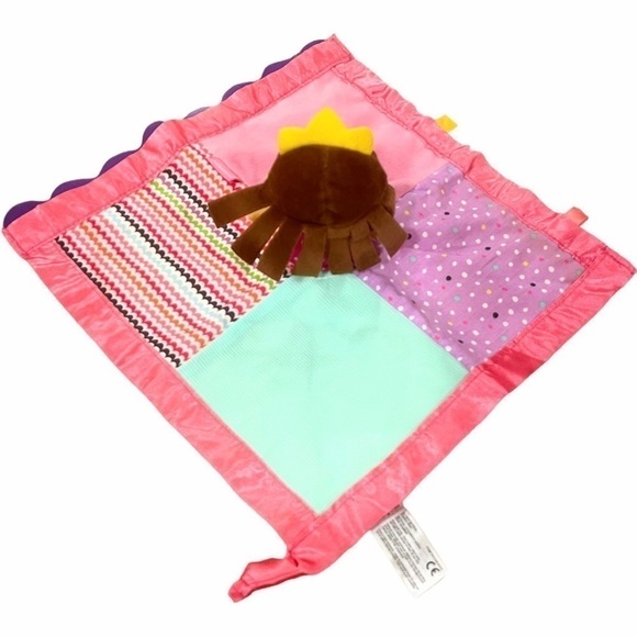 INFANTINO Sparkle Princess Doll Lovey Teether Security Blanket Satin Sensory 12” - Picture 7 of 13